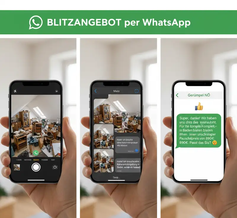 Blitzangebot über Whatsapp
